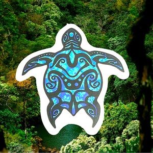 SACRED Hawaii Aloha State Ohana Shaka Travel 808 Samoan Love Single Sticker